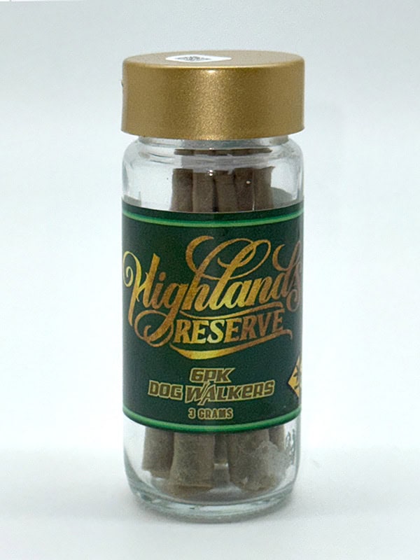 highlands reserve dispensary premium dog walker prerolls